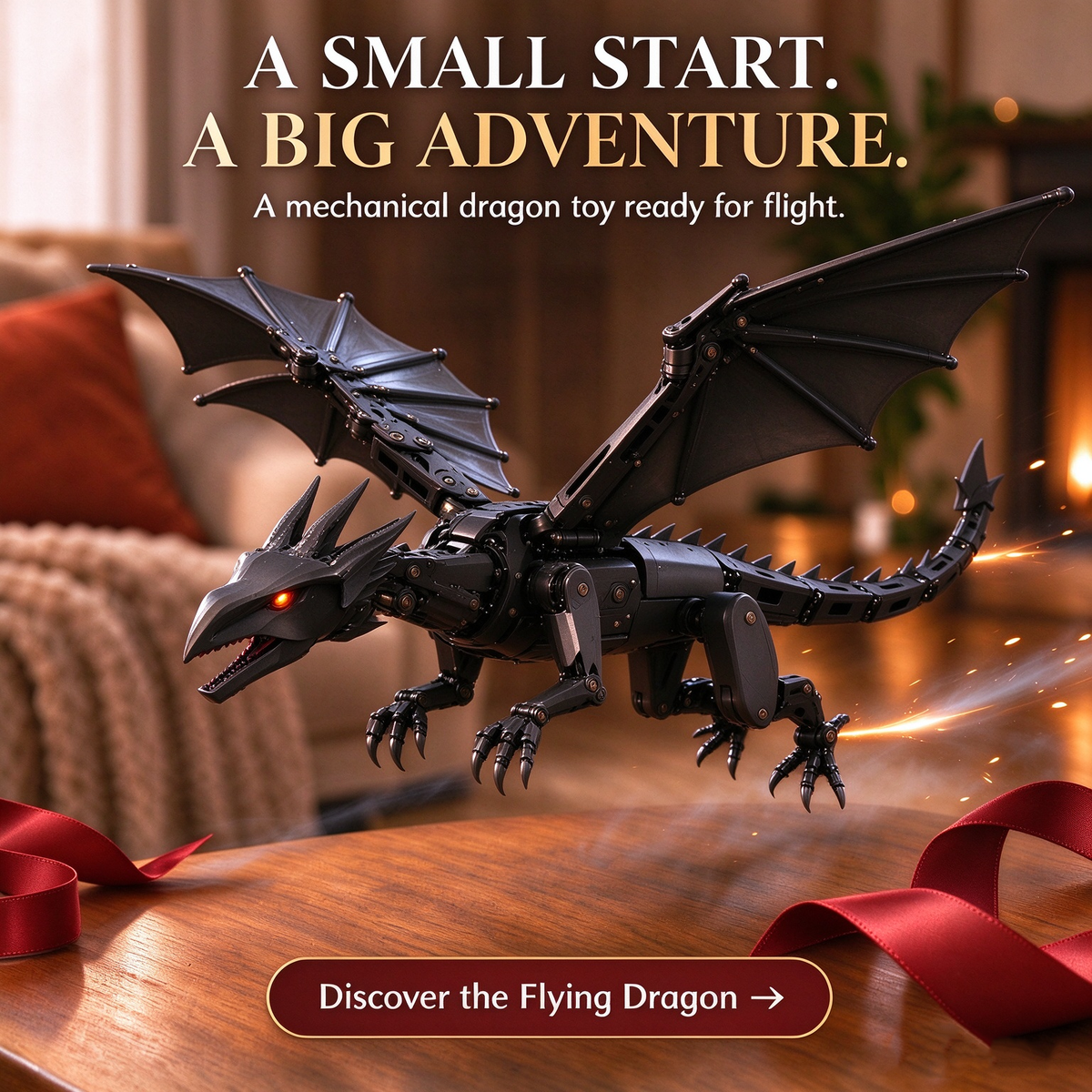 š„ Flying Mechanical Dragon Transforming Toy