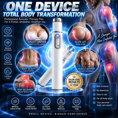 🔥ULTRASONIC SHOCK WAVE BODY THERAPY MASSAGER——Enhances bust and lifts buttocks. Fuel Muscle Growth.Boost Circulation. Relieve Pain.
