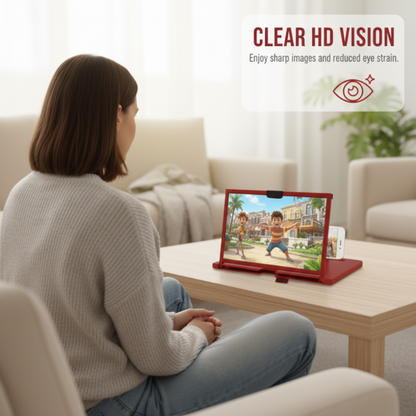 Foldable Mobile Phone Screen Magnifier Stand