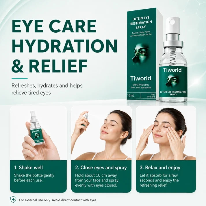 Lutein Eye Care Spray — 10-Second Daily Routine
