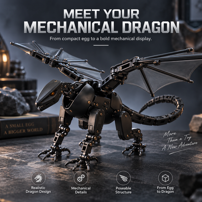 🔥Egg to Dragon Transforming Mechanical Toy