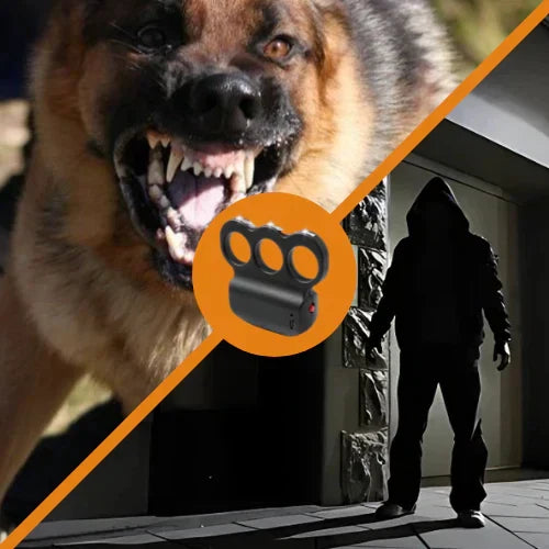Triple Contact Personal Protector – Rechargeable Electric Deterrent Device with LED Flashlight