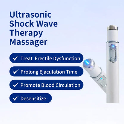 Advanced Acoustic Shockwave Therapy restores penile tissue health to enhance rise rigidity, stamina, and male performance confidence, relieving muscle pain, joint stiffness, tendon discomfort📈