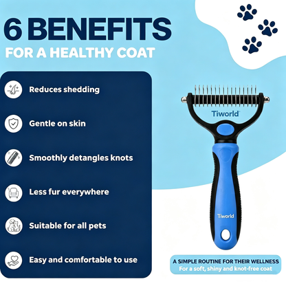 Tiworld™ - Gently removes loose dead fur
