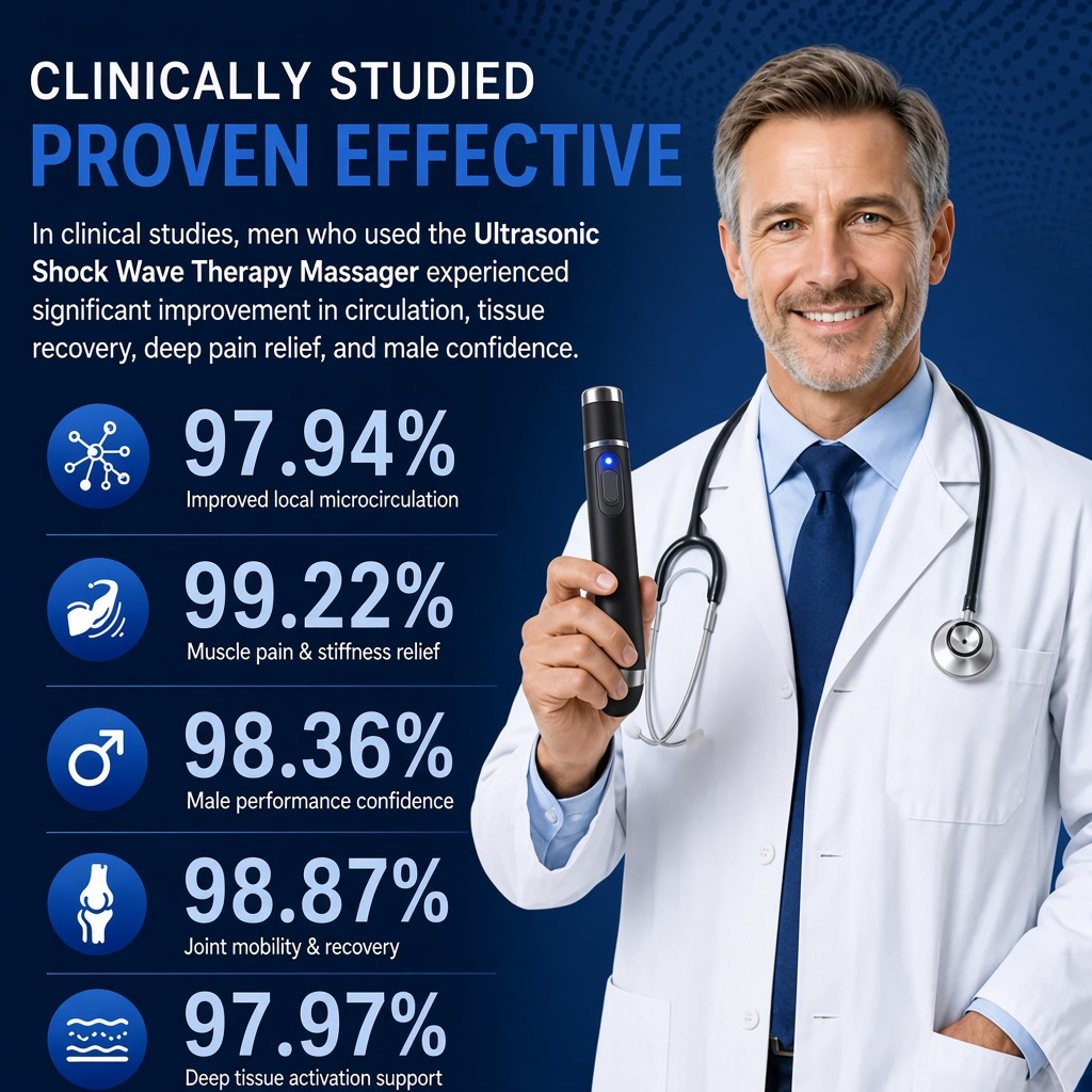 2026 New Advanced Acoustic Shockwave Therapy Device | Male Wellness & Muscle‑Joint Pain Relief