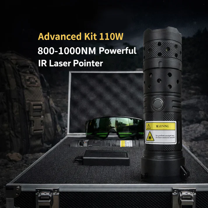 🔥2026 New Design 120W 900-1100NM Powerful IR Laser Pointer