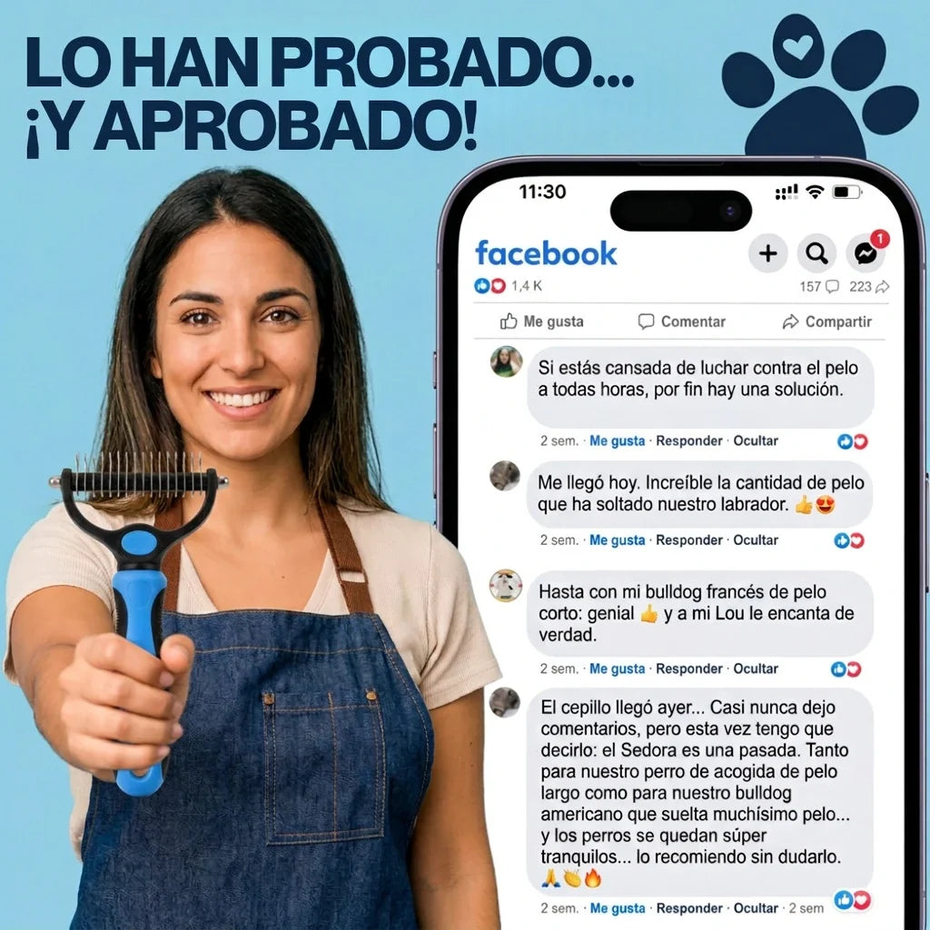 Tiworld™ - Retira el pelo muerto sin tirones