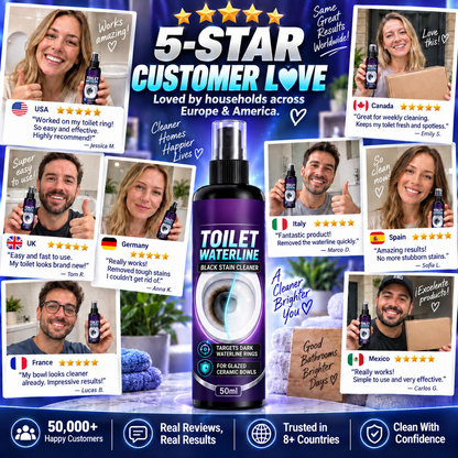 🥳2026 HOT SALE🚽🌟 Cleaner – concentrated blue gel clings to vertical stains✅