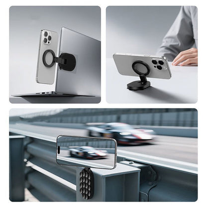 50% OFF NOW! Multifunctional 3-in-1 phone stand – suction cup, magnet & table stand – 360° rotation & compact design – perfect for the car, kitchen, office and travel