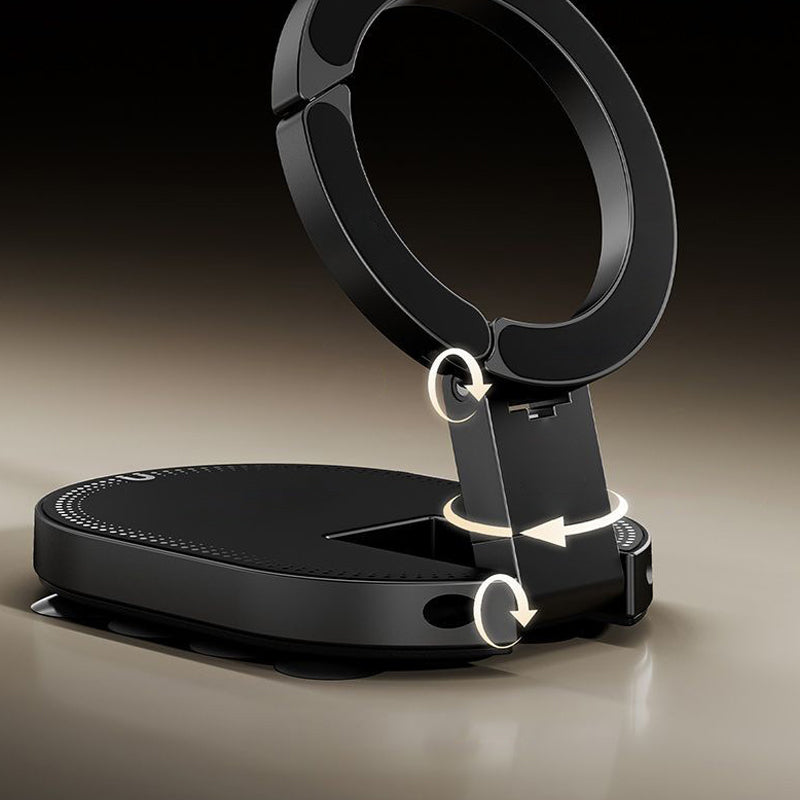 50% OFF NOW! Multifunctional 3-in-1 phone stand – suction cup, magnet & table stand – 360° rotation & compact design – perfect for the car, kitchen, office and travel