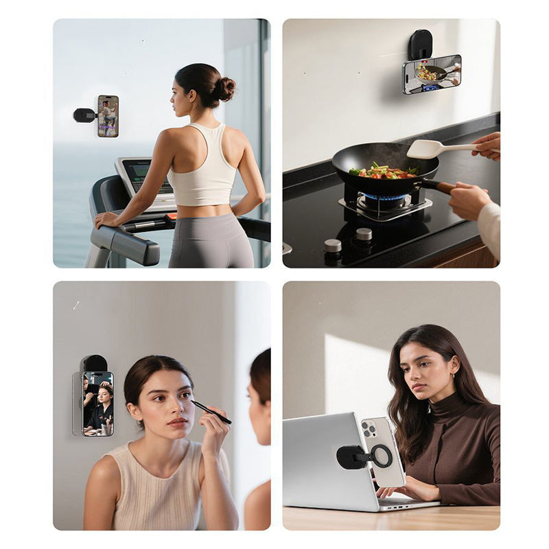 50% OFF NOW! Multifunctional 3-in-1 phone stand – suction cup, magnet & table stand – 360° rotation & compact design – perfect for the car, kitchen, office and travel